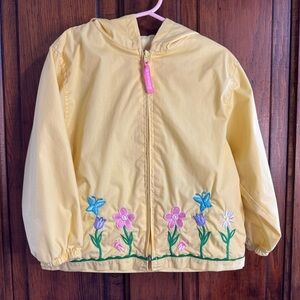 Vintage Samara Yellow Spring Windbreaker Jacket Size 4T